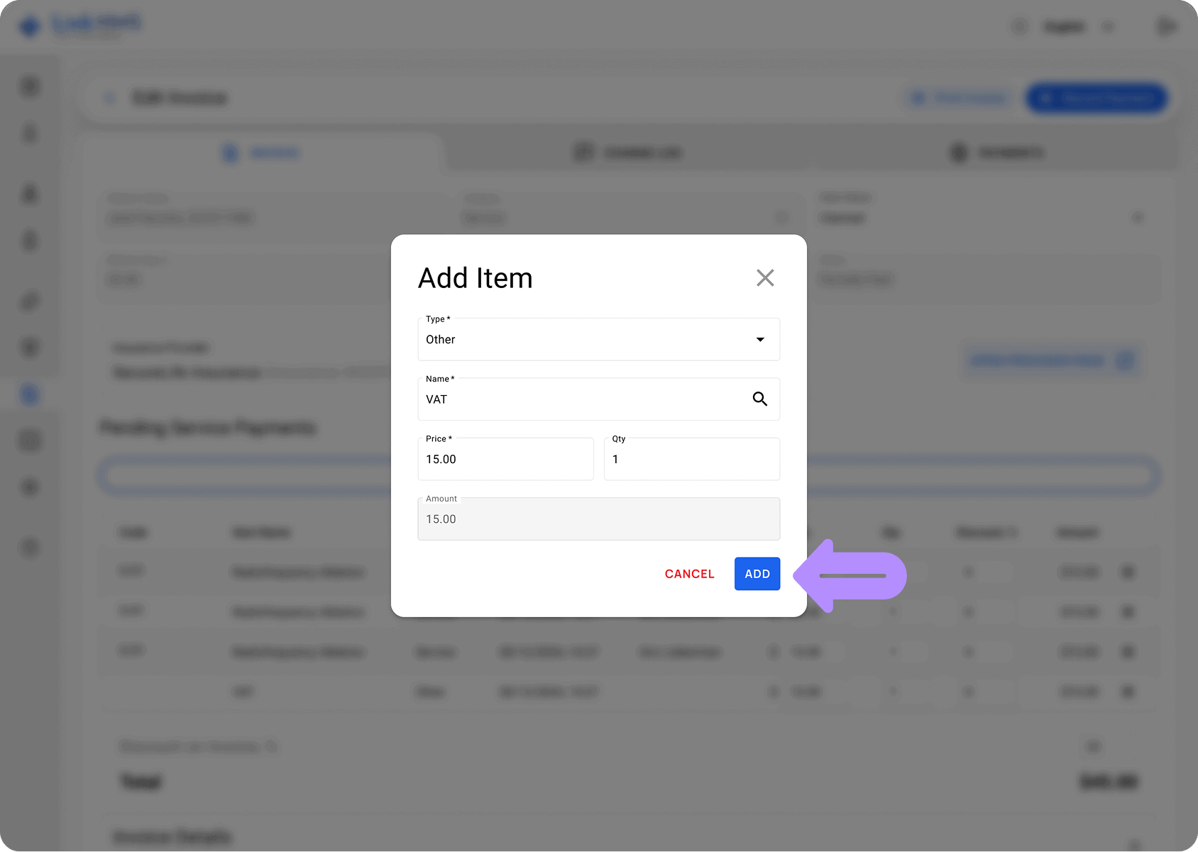 LinkHMS add item (2)