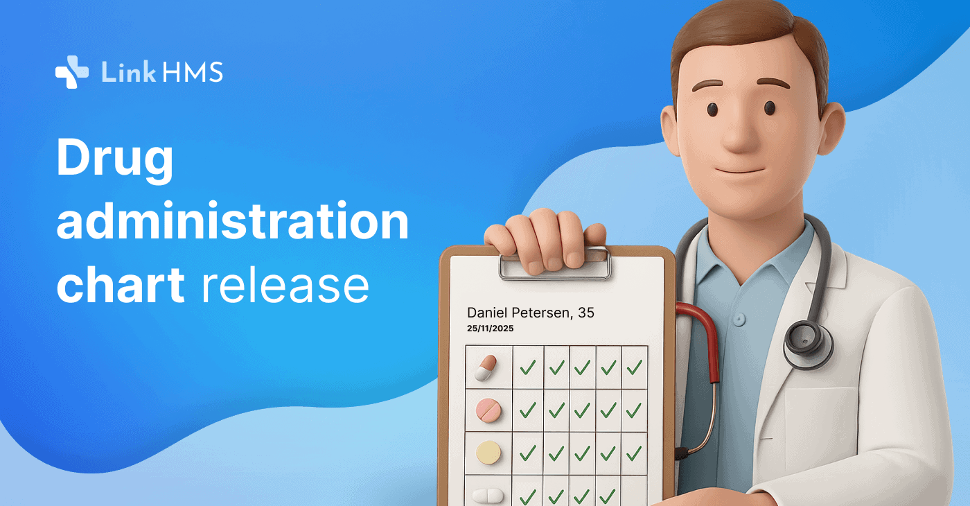 Drug administration chart release
