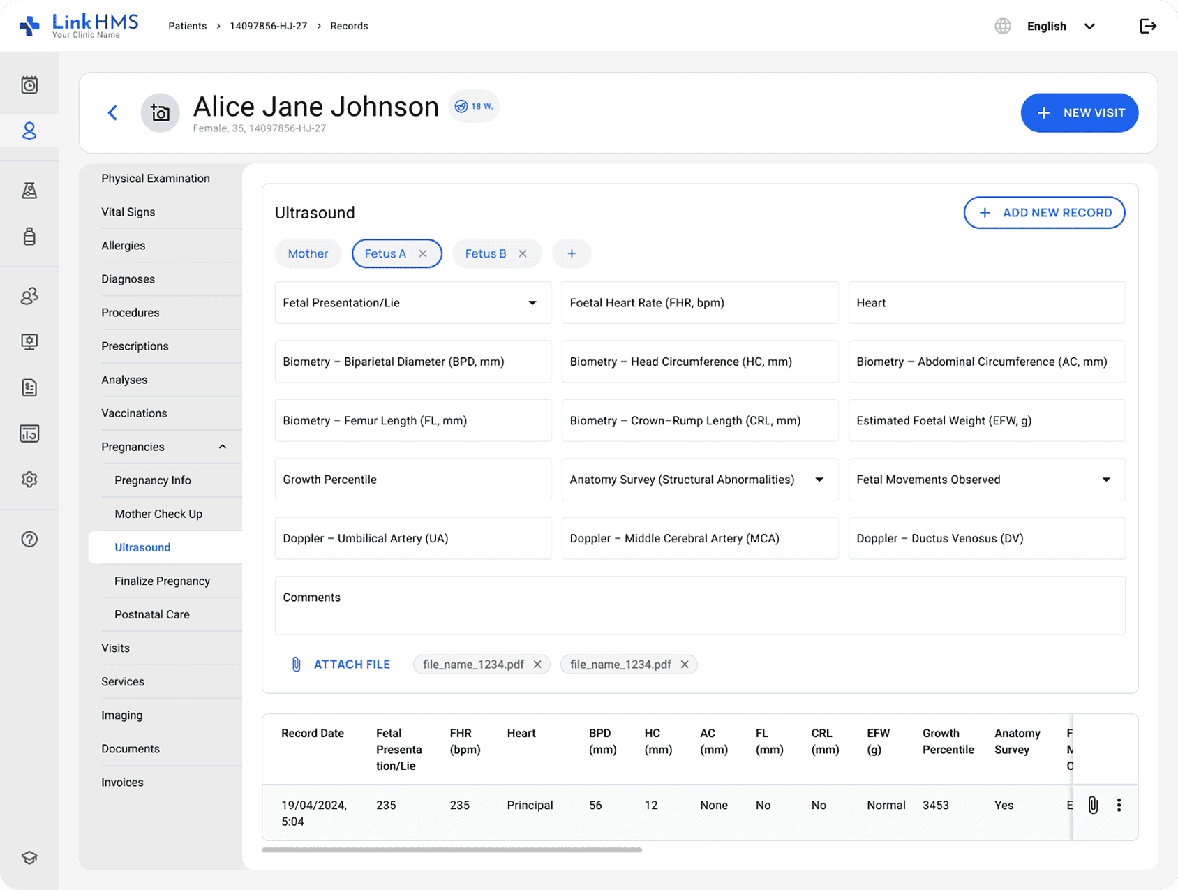LinkHMS pregnancy module 3