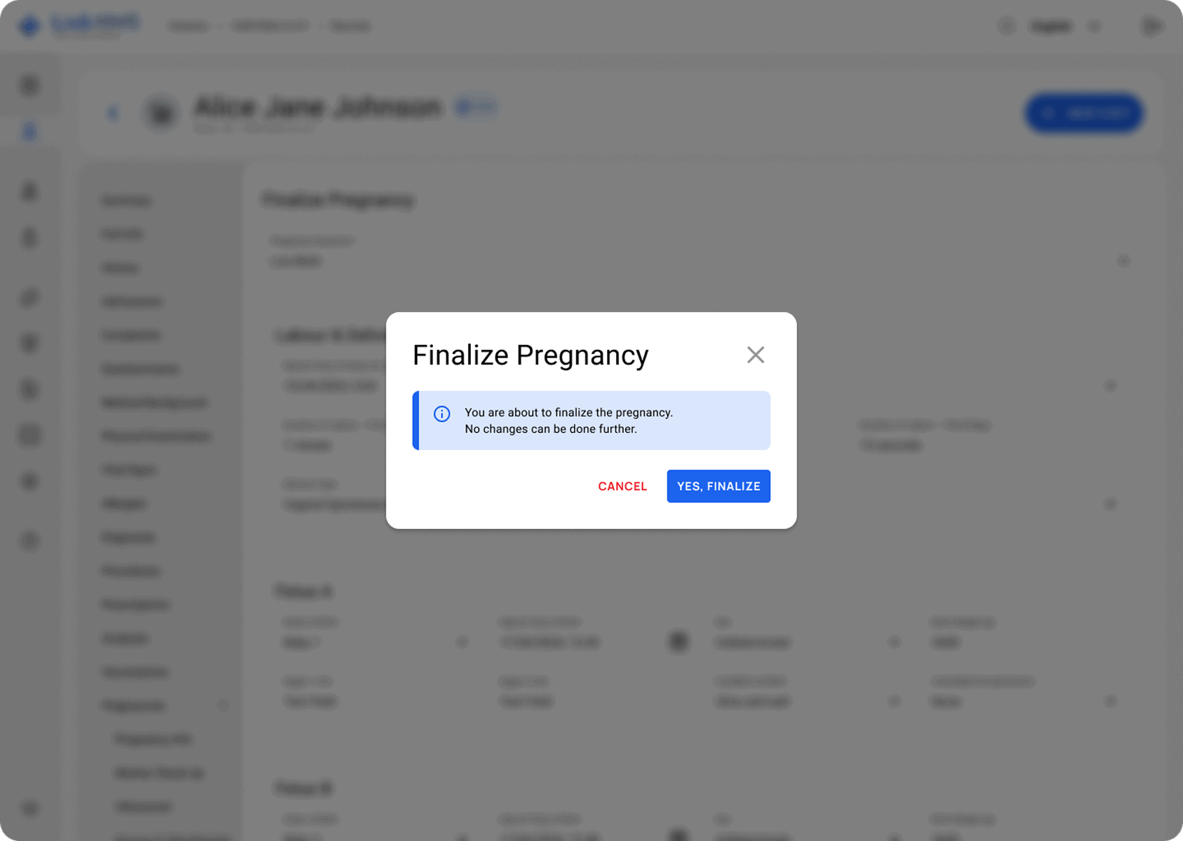 LinkHMS pregnancy module 5